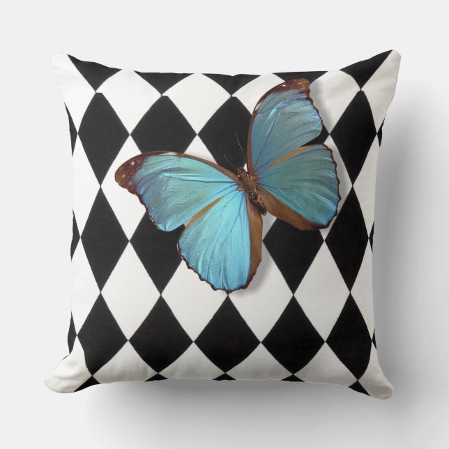 Harlequin Fly Pillow (Front)