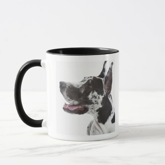 Harlequin Great Dane Mug (Left)