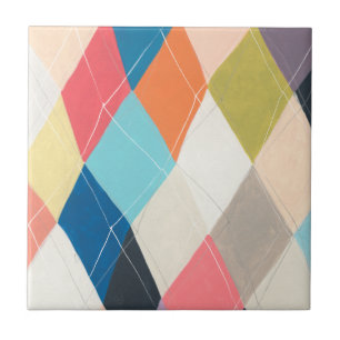 Harlequin Hopscotch - Argyle Pattern Tile