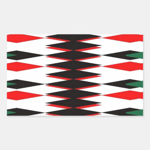 Harlequin Jokers Deck Rectangular Sticker