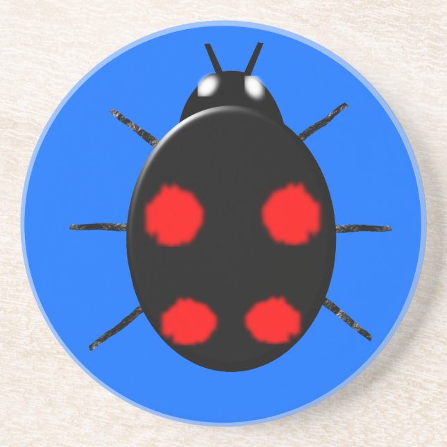 Harlequin Ladybird Coasters (Front)