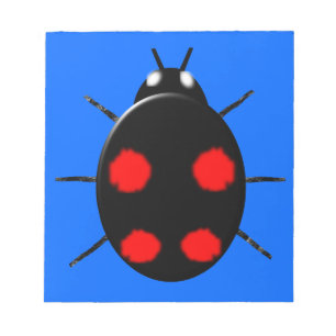 Harlequin Ladybird Notepad