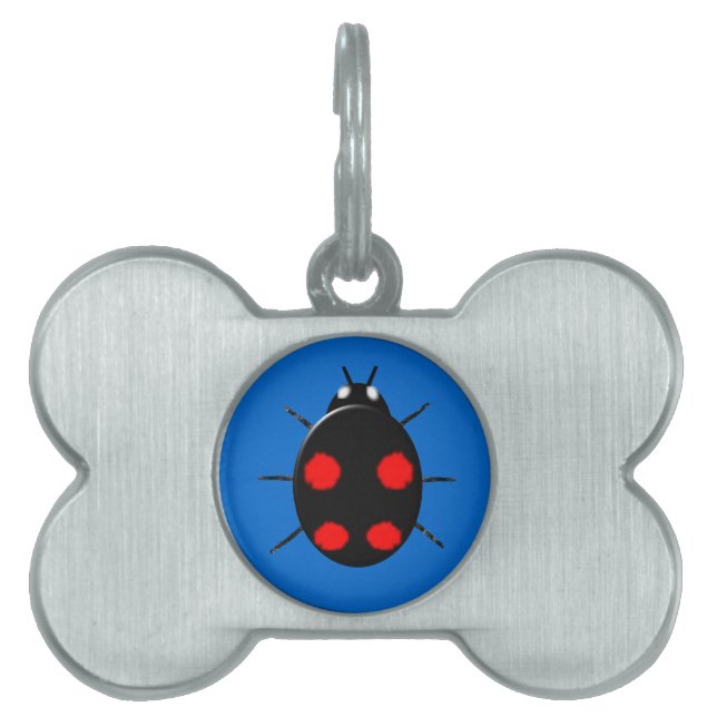 Harlequin Ladybird Pet Tag (Front)