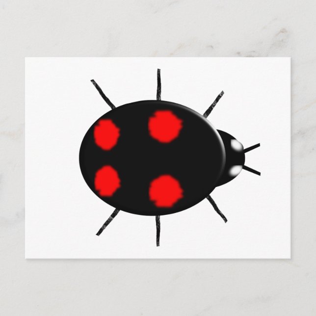 Harlequin Ladybird Postcard (Front)