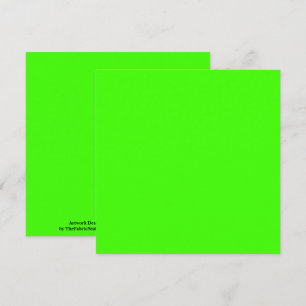 Harlequin Neon Green Solid Colour Card