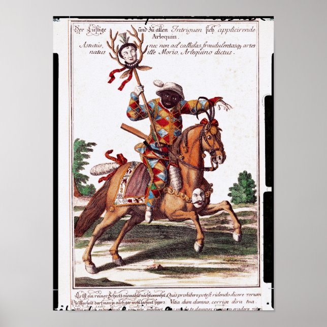 Harlequin on Horseback Poster (Front)