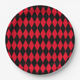 Harlequin Paper Plate Customisable