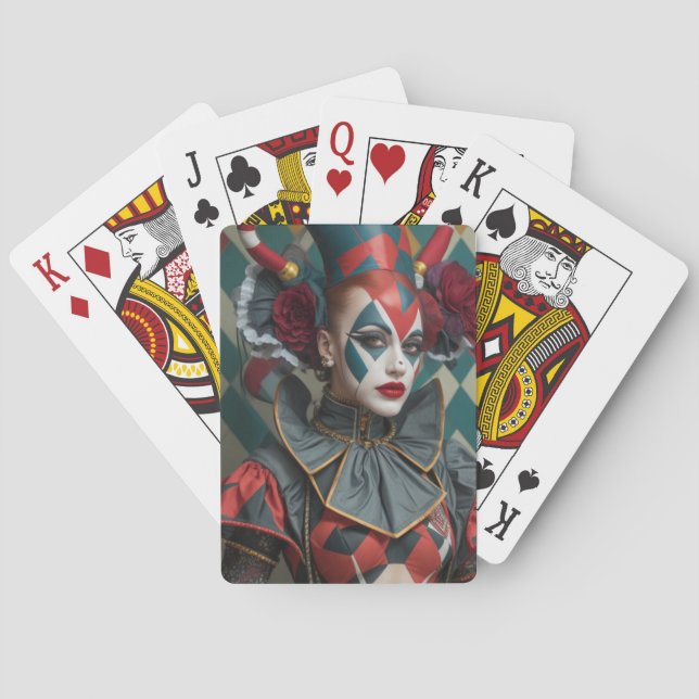 Harlequin Playing Cards (Back)
