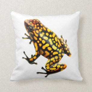Harlequin Poison Dart Frog Pillow