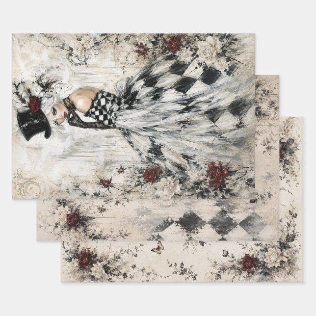 Harlequin Romance  Wrapping Paper Sheet (Set)