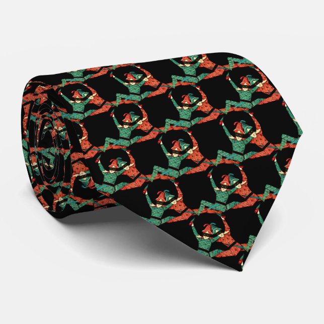 Harlequin Spider Hero Tie (Rolled)