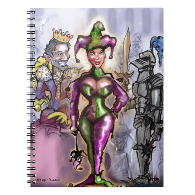 Harlequin Spiral Notebook (Front)
