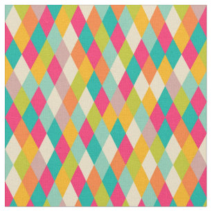 Harlequin vintage pattern fabric