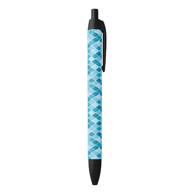 Harlequin winter pattern black ink pen (Bottom (Vertical))