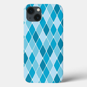 Harlequin winter pattern iPhone 13 case