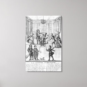 Harlequin's Lottery Canvas Print