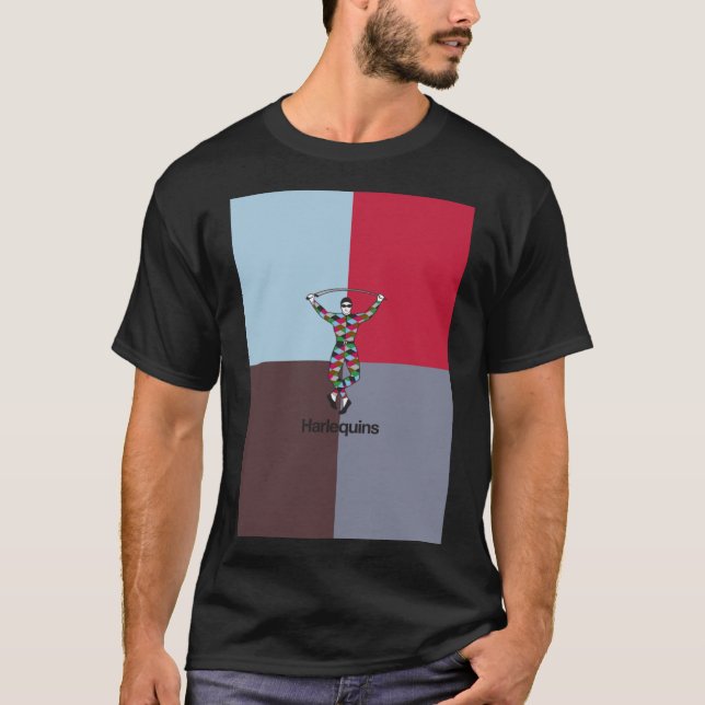 Harlequins rugby Premium Scoop T-Shirt (Front)