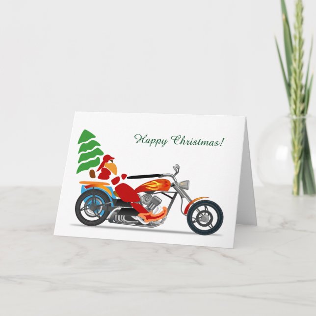 „harley christmas” holiday card (Front)