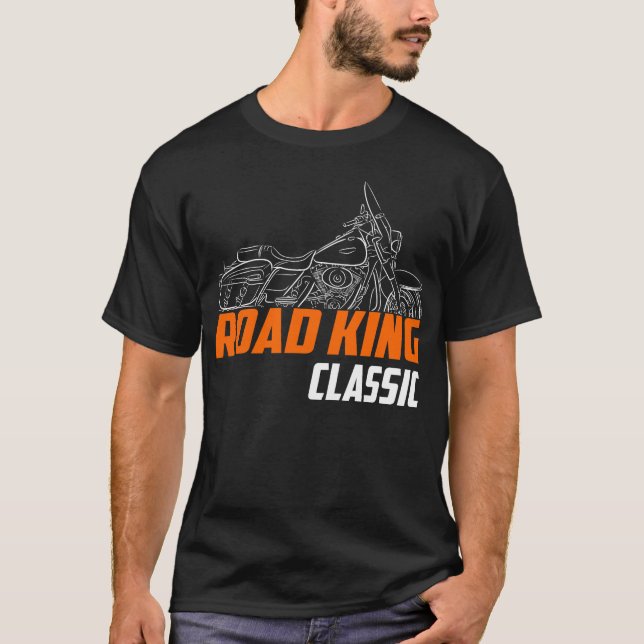 Harley-Davidson Road King Classic FLHRCI 1999-2013 T-Shirt (Front)