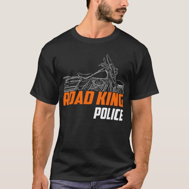 Harley-Davidson Road King Police FLHPI 2003 T-Shirt (Front)