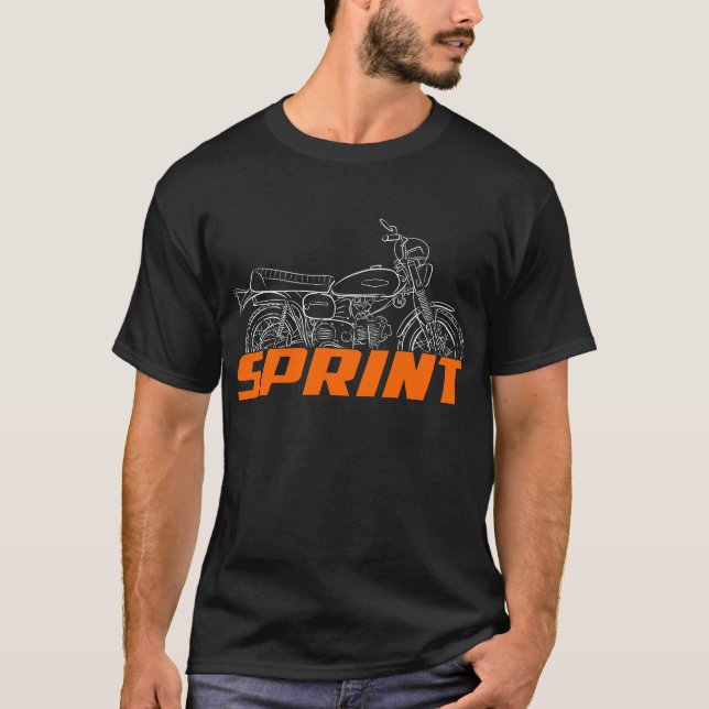Harley-Davidson Sprint GT 350 1969-1972 T-Shirt (Front)