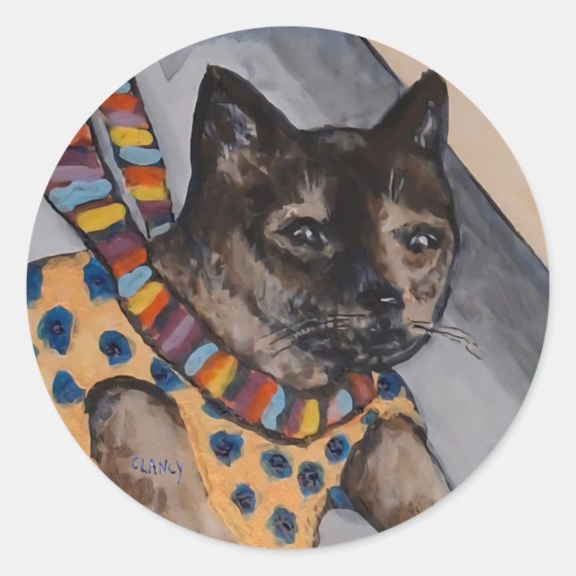 Harley Does Zoomies Classic Round Sticker (Front)