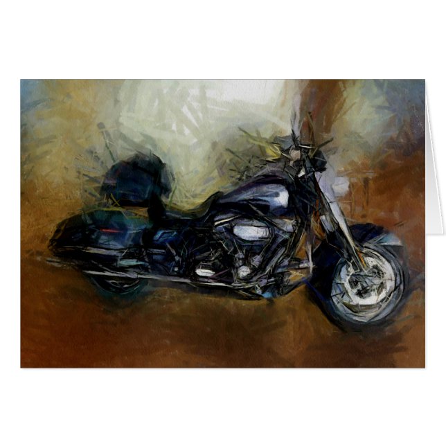 Harley Motorcycle Art (Front Horizontal)