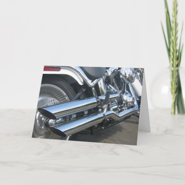 Harley Motorcycle Card (Front)