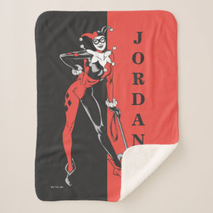Harley Quinn 2 Sherpa Blanket