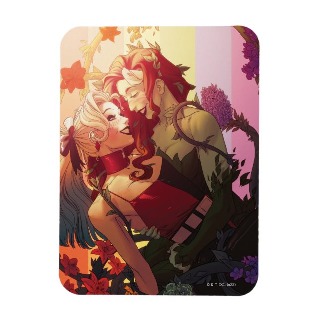 Harley Quinn & Poison Ivy Pride Comic Cover Magnet (Vertical)