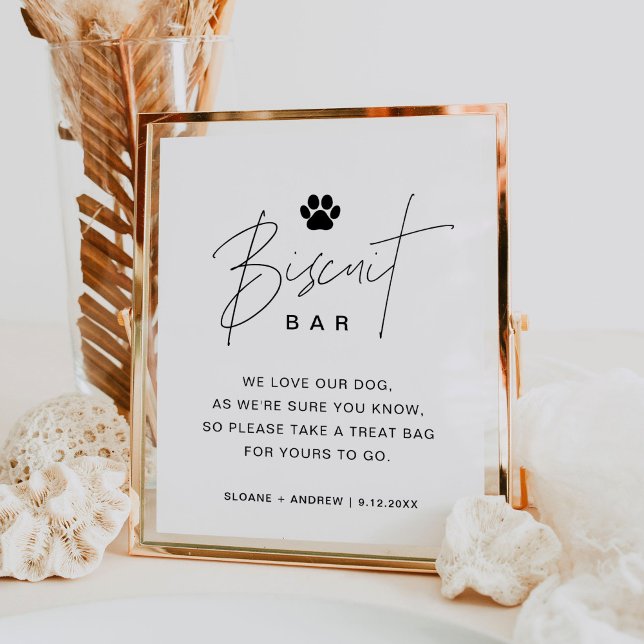 HARLOW Biscuit Bar Pet Wedding Sign (Creator Uploaded)