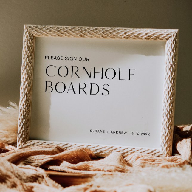 HARLOW Cornhole Board Guest Book Sign (Creator Uploaded)