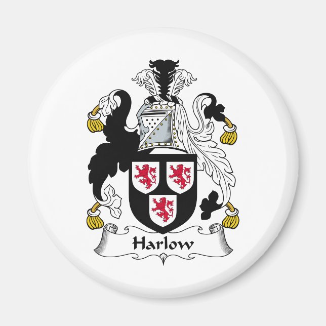 Harlow Family Crest Magnet (Front)