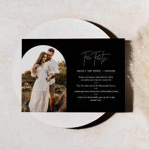 HARLOW Fun Facts About the Bride and Groom Card