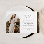 HARLOW Fun Facts About the Bride and Groom Card<br><div class="desc">Harlow Collection - a perfect blend of clean sophistication and modern flair. It's designed with a modern script font that exudes style and 
elegance. Each product in the collection is thoughtfully crafted to showcase a look that is both timeless and on-trend.</div>