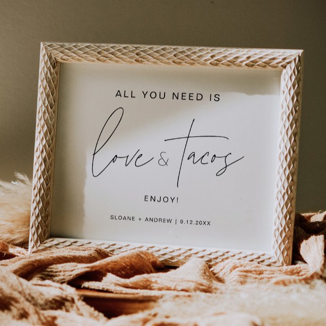 HARLOW Love And Tacos Sign (Creator Uploaded)