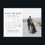 HARLOW modern simple clean save the date postcard<br><div class="desc">This is a modern save the date postcard featuring a simple   clean modern design. Use the "personalise this template" button to make this save the date completely your own.</div>