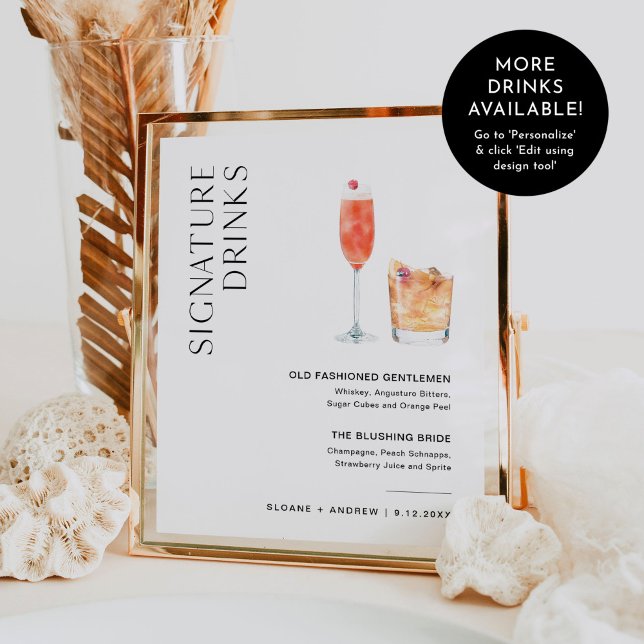HARLOW Signature Drinks Wedding Sign (Creator Uploaded)