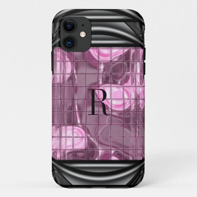 Harlowish Sonya Elegant Monogram Case-Mate iPhone Case (Back)