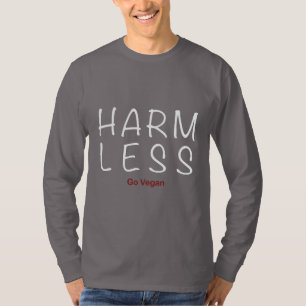 Harm Less - Go Vegan (Light Version) T-Shirt