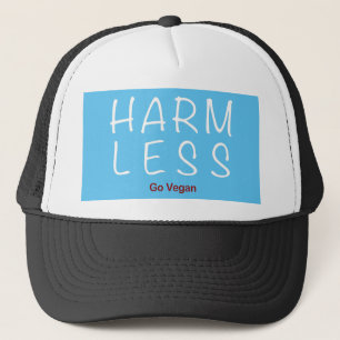Harm Less - Go Vegan (Light Version) Trucker Hat