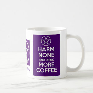 Harm None and Drink More Coffee a Cheeky Witch Mug