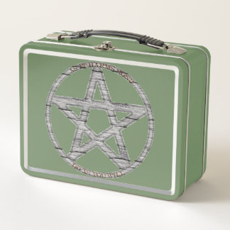 Harm None Metal Lunch Box