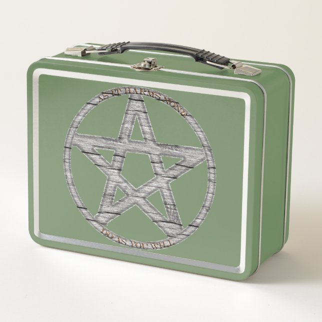 Harm None Metal Lunch Box (Front)