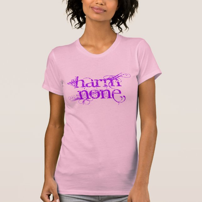Harm None Wiccan Rede Shirt (Front)