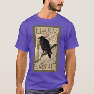 Harm None WiccanPagan Design T-Shirt