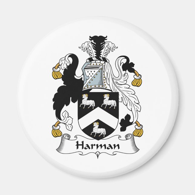 Harman Family Crest Magnet (Front)