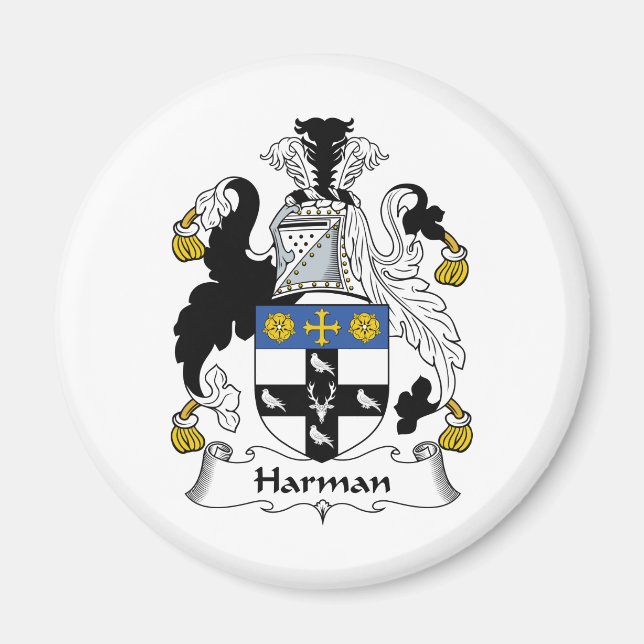 Harman Family Crest Magnet (Front)