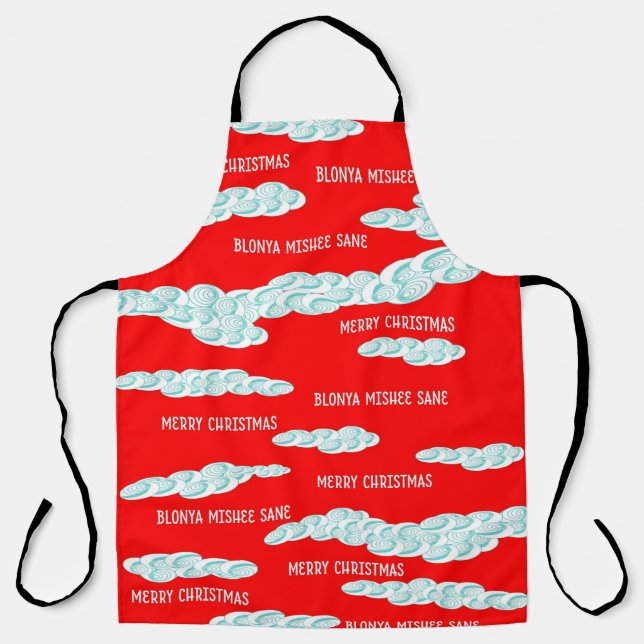 Harmattan Christmas Fog All-Over Print Apron (Front)