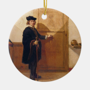 Harmensz van Rijn Rembrandt (1606-69) Knocking on Ceramic Tree Decoration